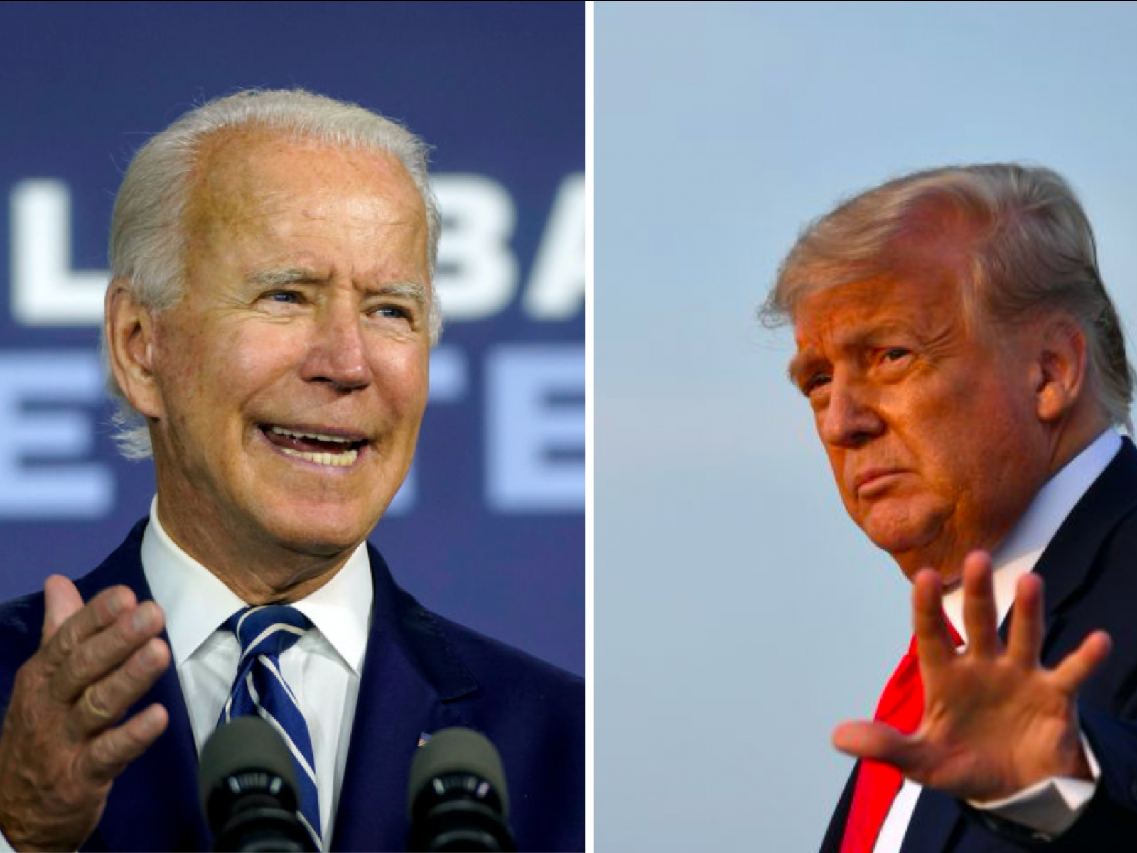 Americans Associate Negative Words With Trump While Biden Tied To Nice Phrases