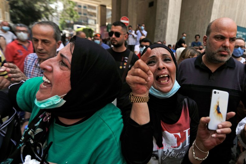 Demonstration in Beirut, Lebanon