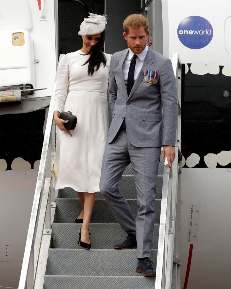 Meghan Markle and Prince Harry in Fiji