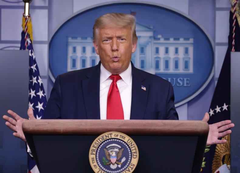 Donald Trump on July 28, 2020