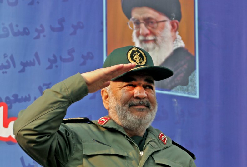 Hossein Salami, Iran, exercises, US, aircraft, carrier