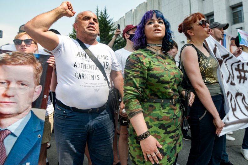 Protesters Russia