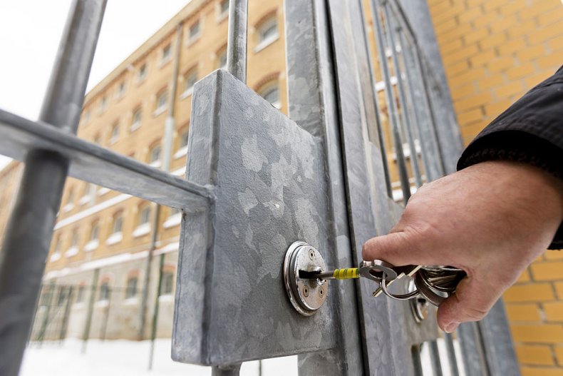Prison door