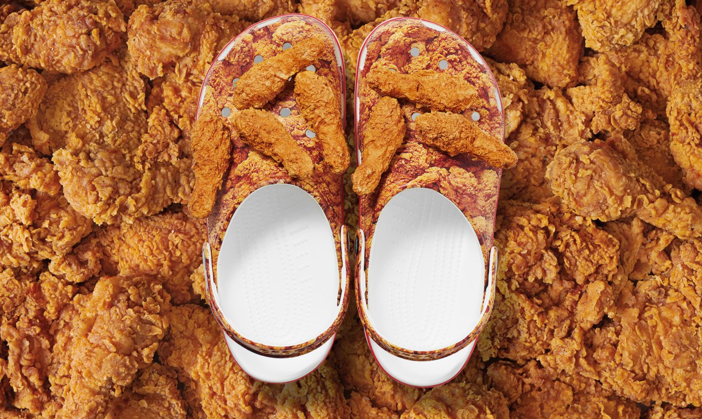 crocs chicken shoes