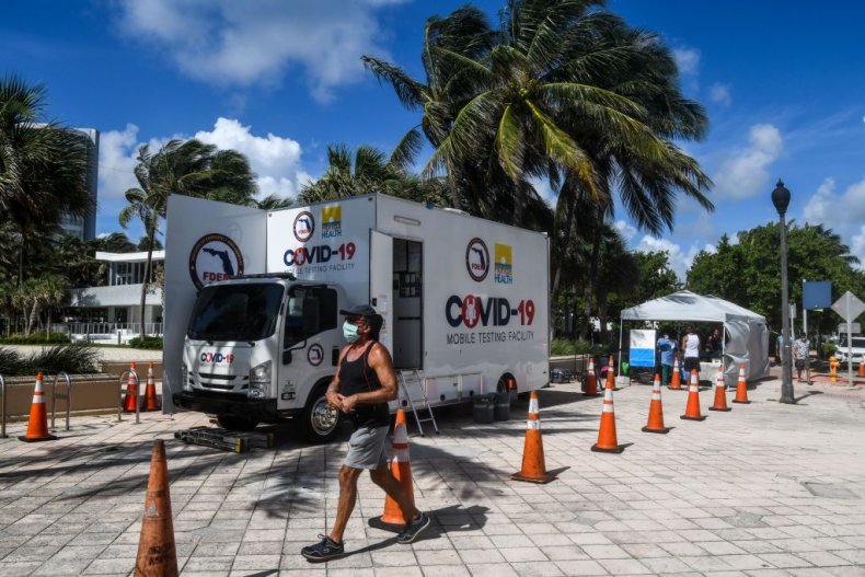 Florida testing truck