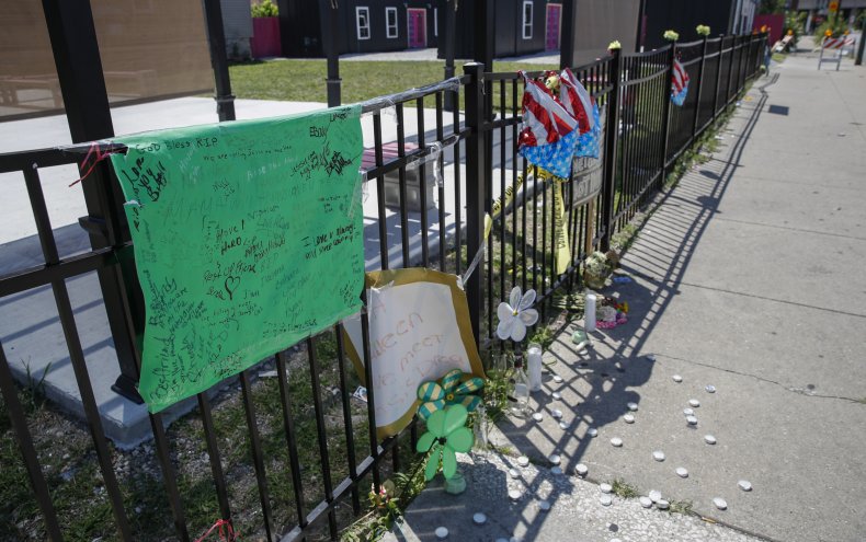 Memorial in South Side Chicago