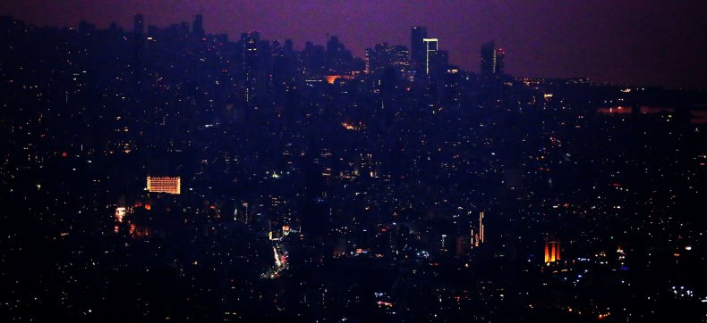 lebanon, beirut, capital, dark, crisis