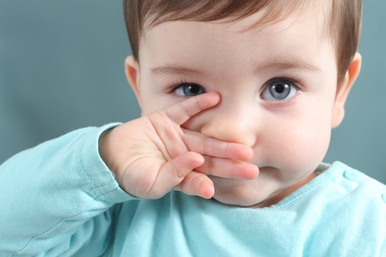 child, baby, stock, nose, getty