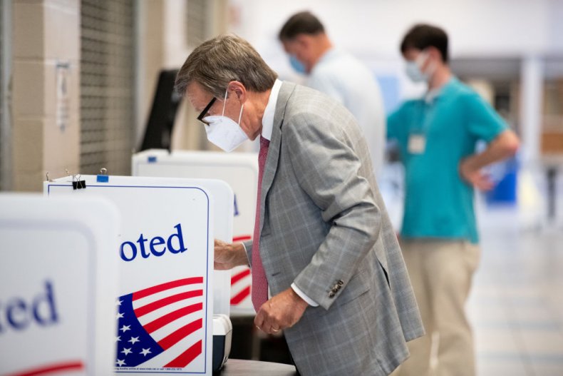 Ballot Box in Columbia, South Carolina