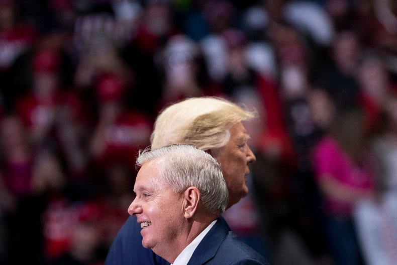 Donald Trump and Lindsey Graham