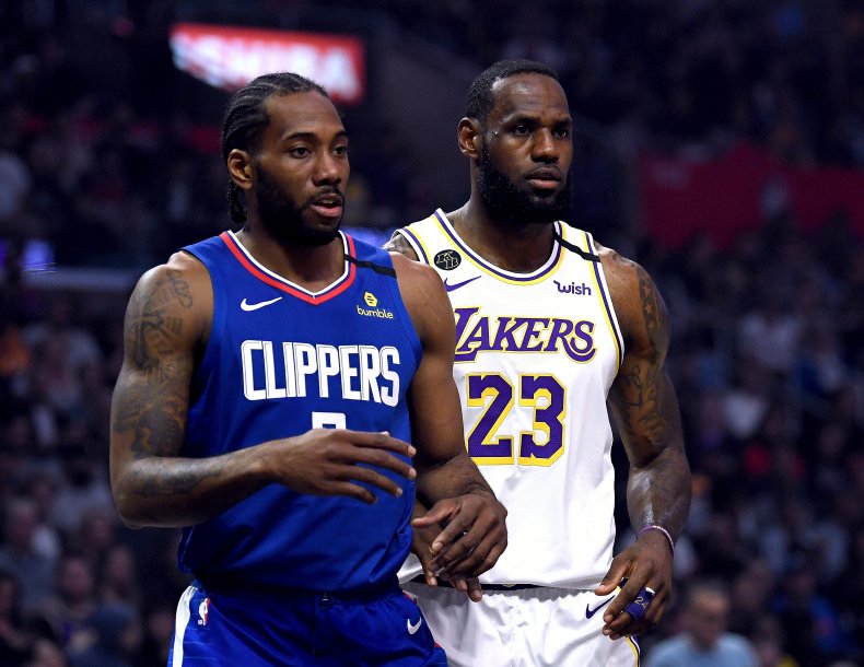 Lebron James Kawhi Leonard