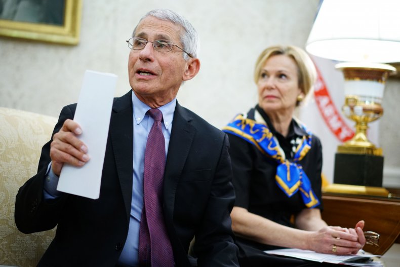 covid19, coronavirus, anthony fauci, deborah birx, getty