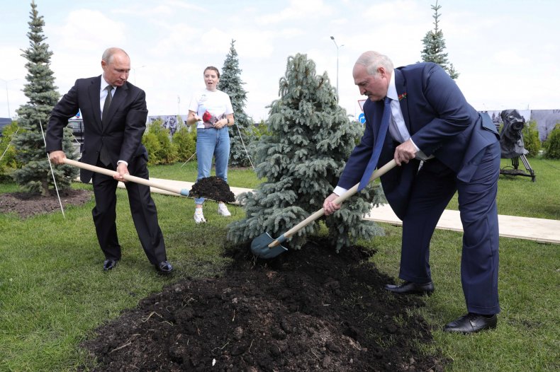 Putin and Lukashenko