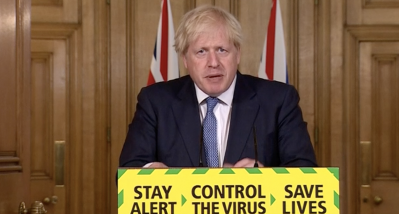 Boris Johnson in press conference