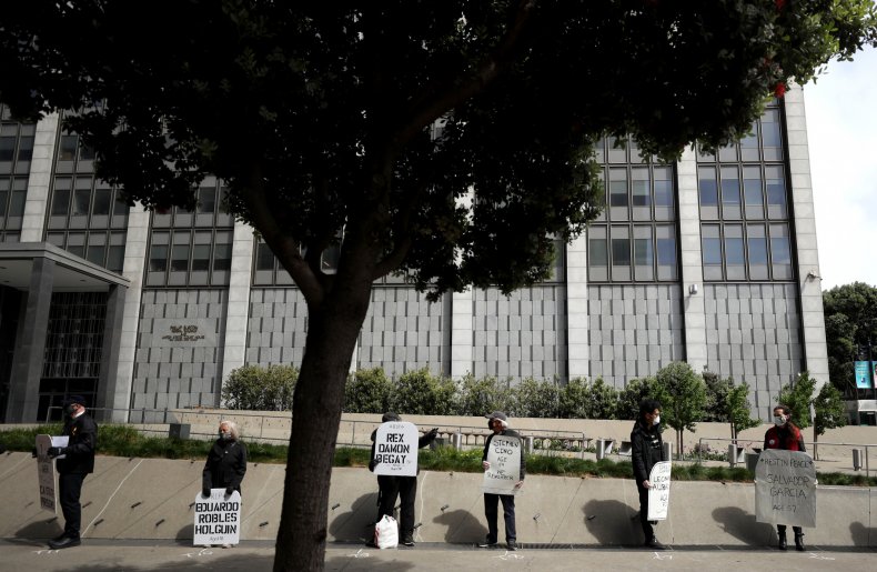 Federal prison protest