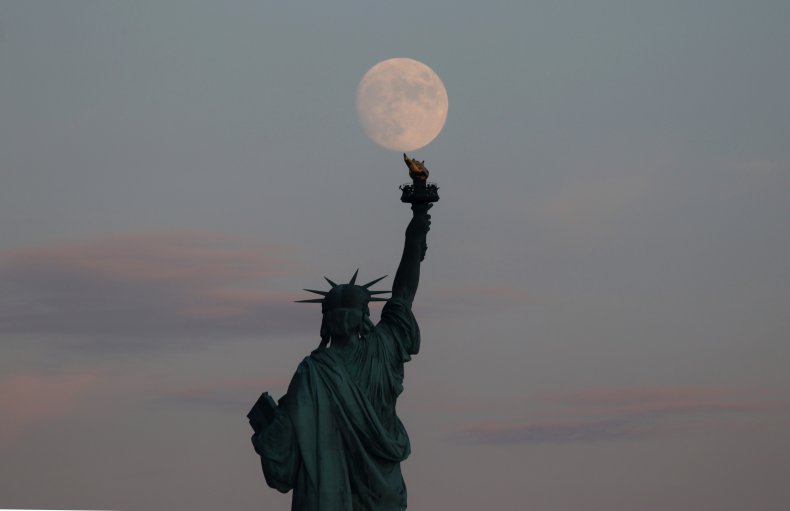 moon, New York City