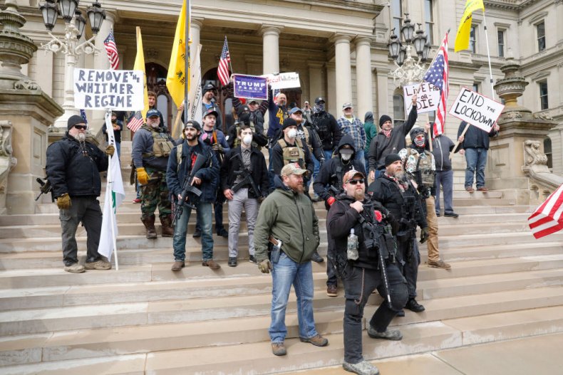 Michigan anti-lockdown protest