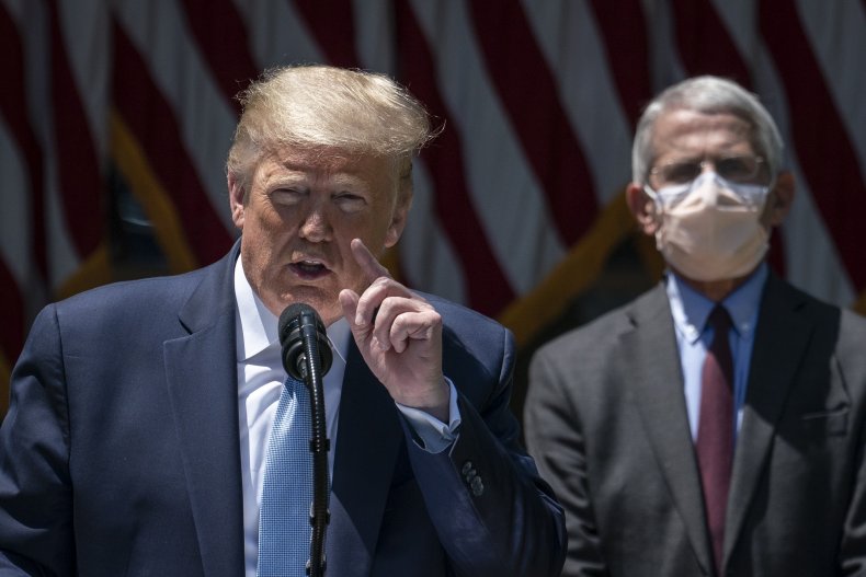 donald trump, anthony fauci, coroanvirus, getty, covid