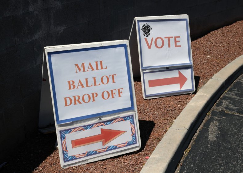 Mail Ballot Voting Sign