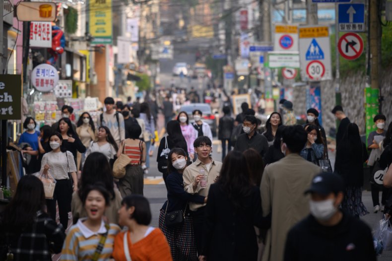 Hongdae, Seoul, South Korea, May 2020