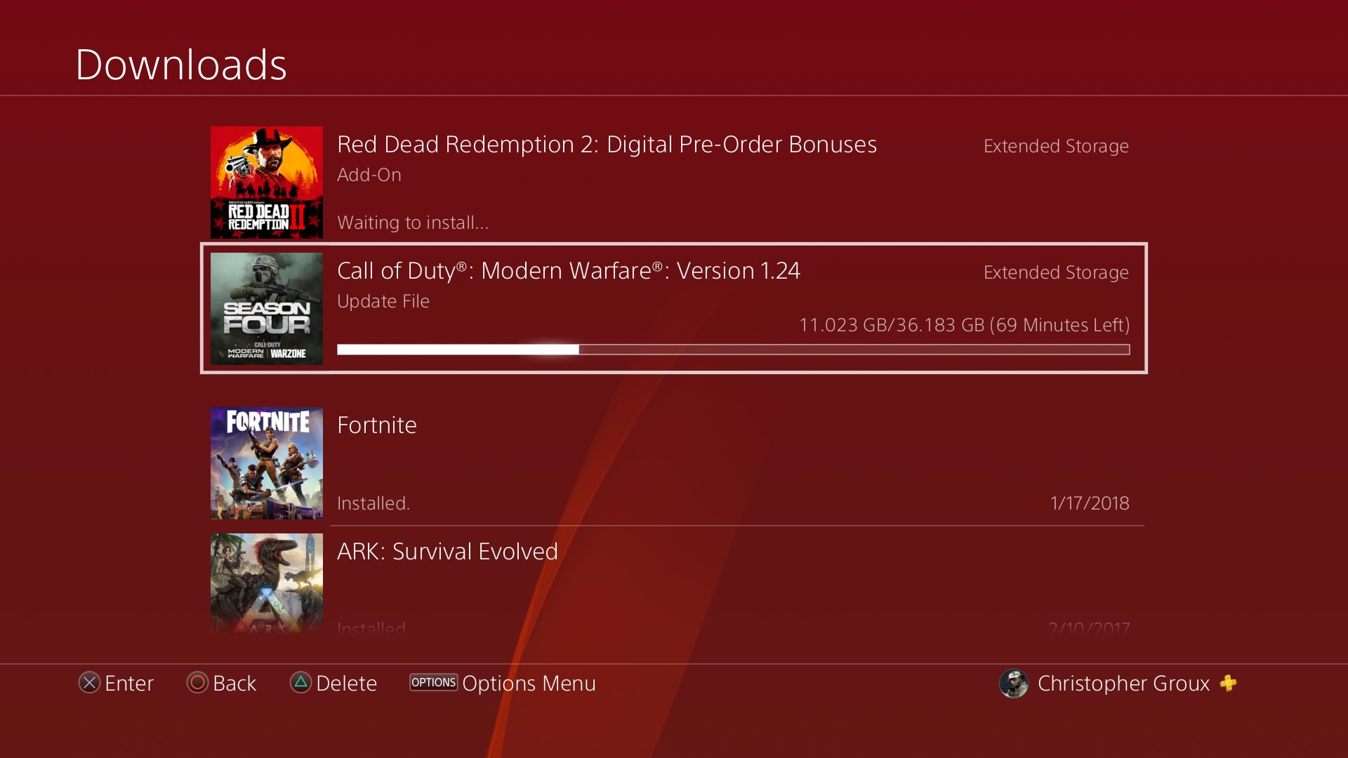 ps4 cannot install update file