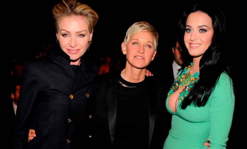 Katy Perry Ellen DeGeneres Portia de Rossi