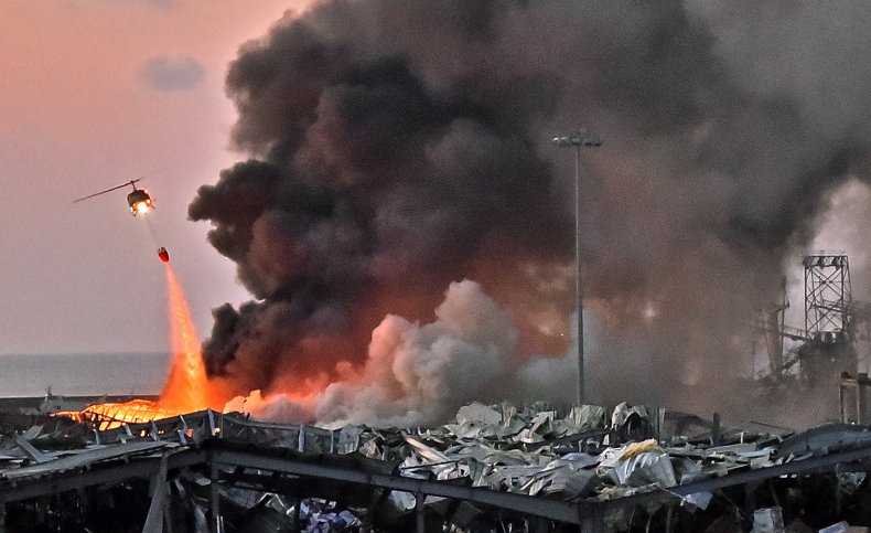 Explosion at port of Beirut