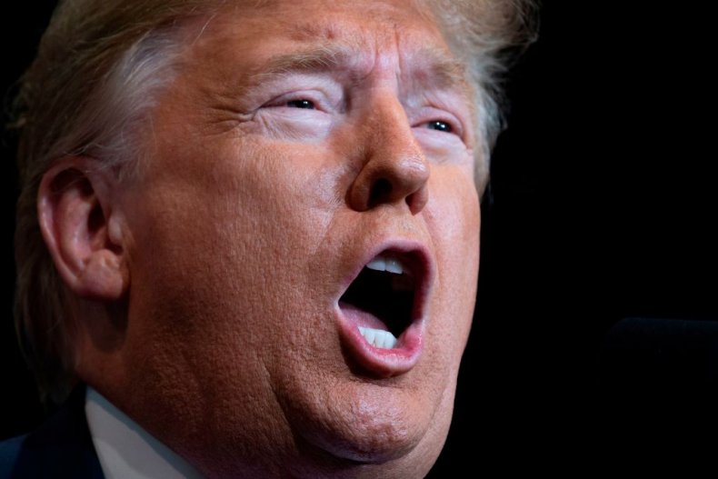 President Donald Trump in Las Vegas, Nevada