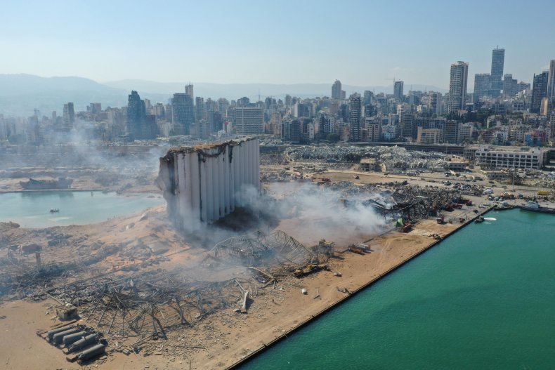 Beirut, Lebanon, port, explosion, damage, videos, footage