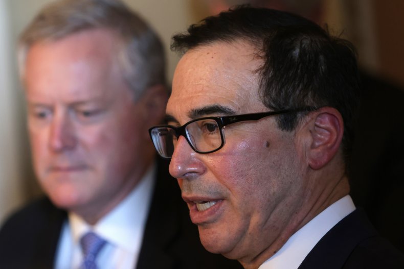 steve mnuchin coronavirus stimulus timeline package