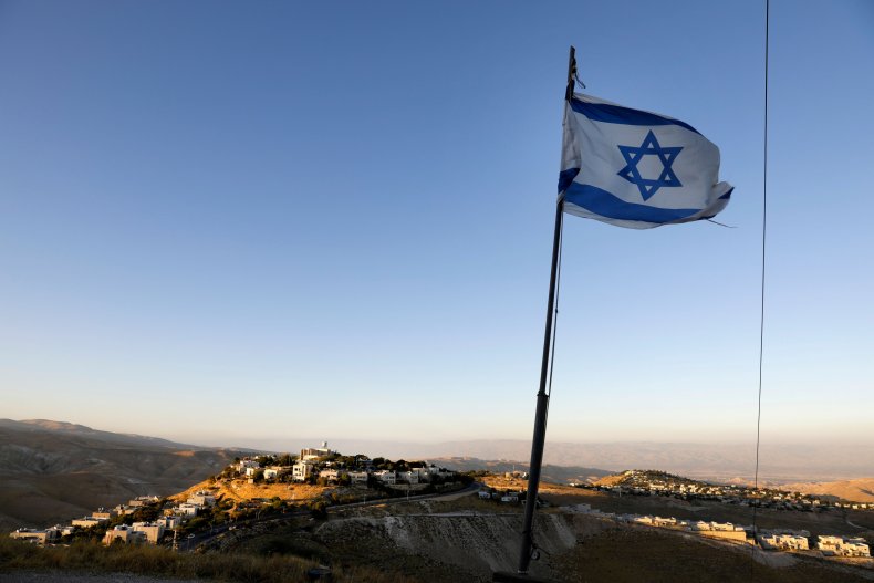 Israeli flag in Jerusalem