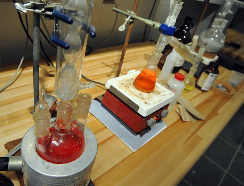 Mock drugs lab