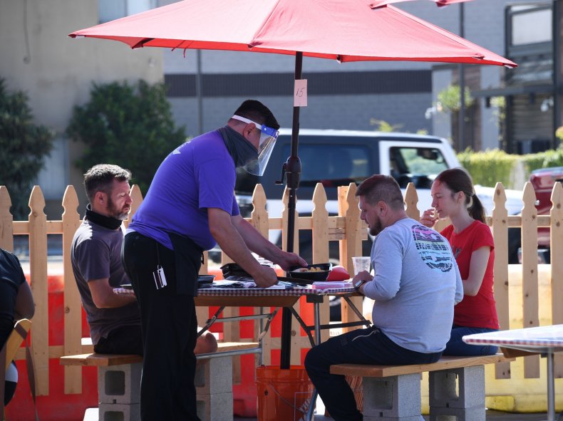 Waiter in California