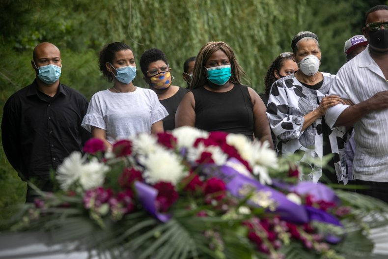 New York, coronavirus death, funeral, June 2020