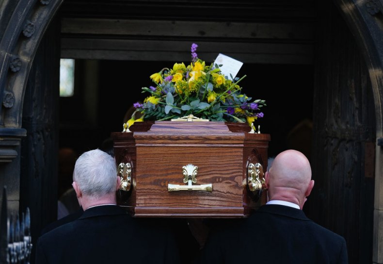 Pallbearers at funeral