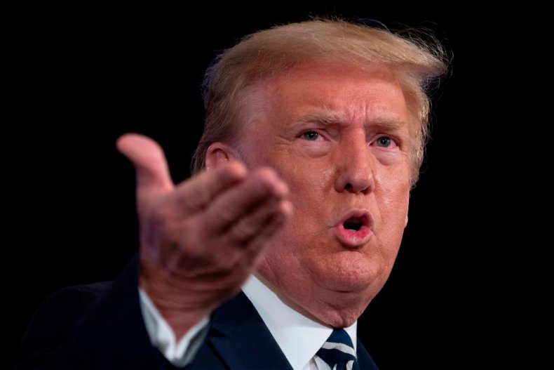 Donald Trump in Bedminster, New Jersey