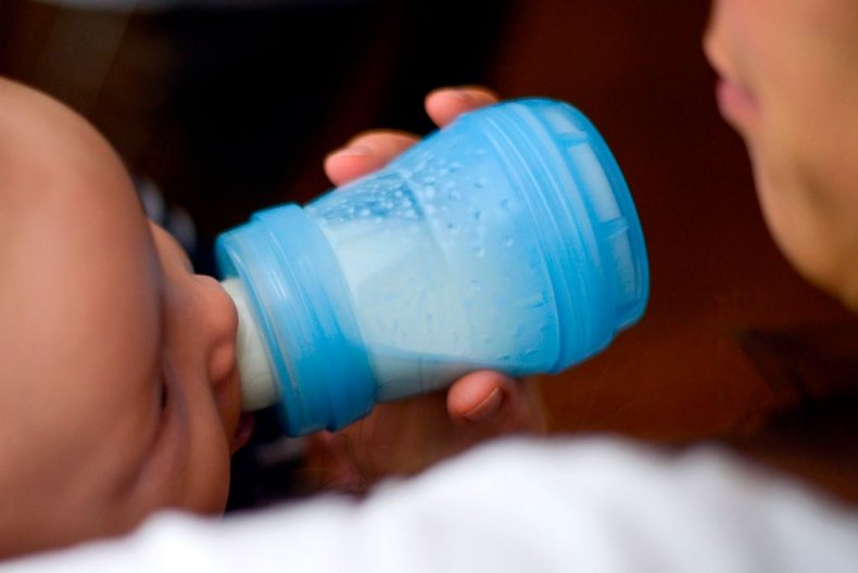Baby formula bottle