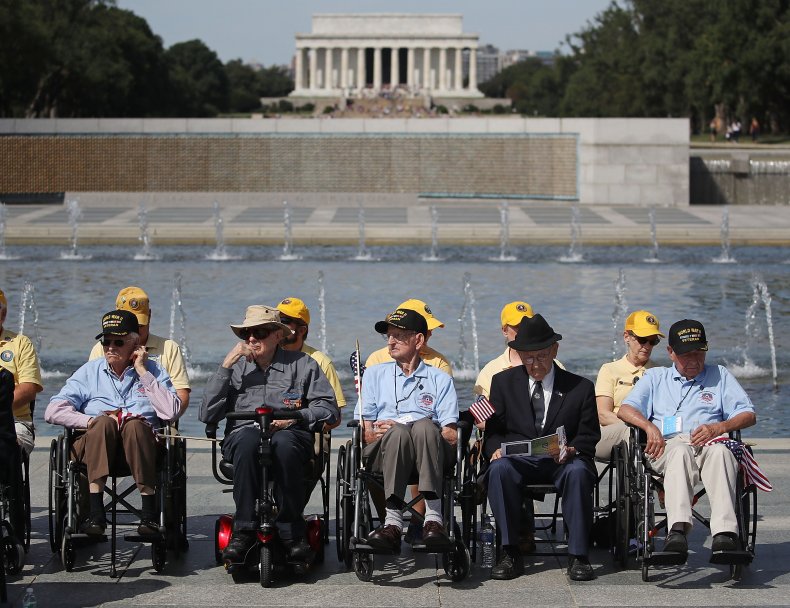 V-J Day at World War II Memorial