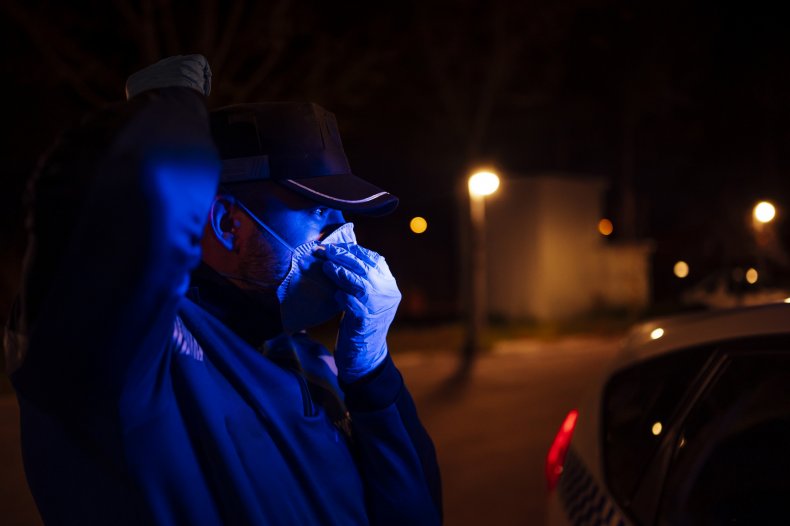 police officer coronavirus stock photo police officer coronavirus stock photo