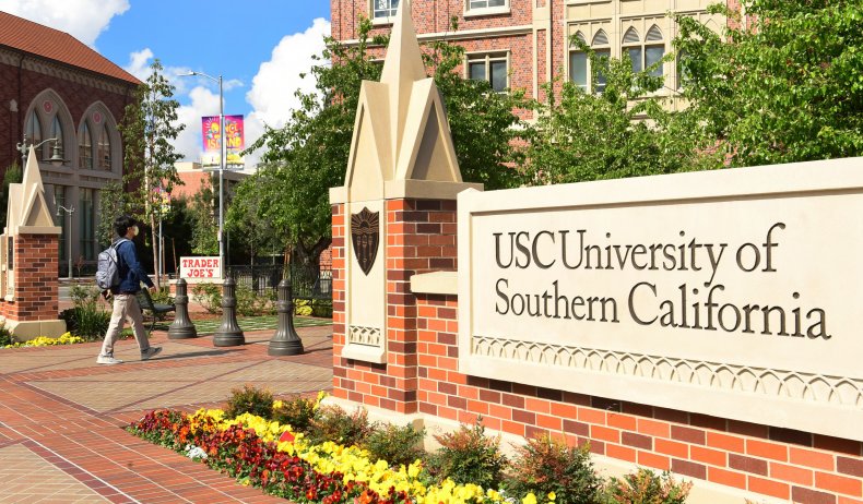 Campus entrance at the University of Southern