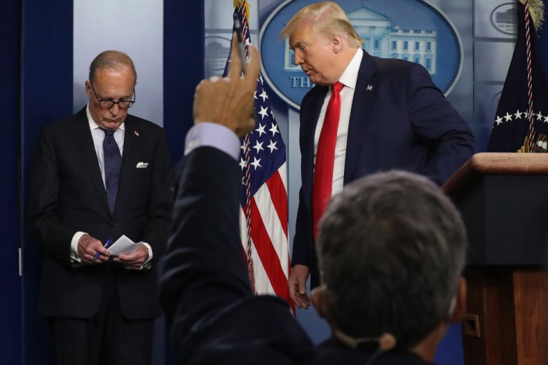 Larry Kudlow and Donald Trump