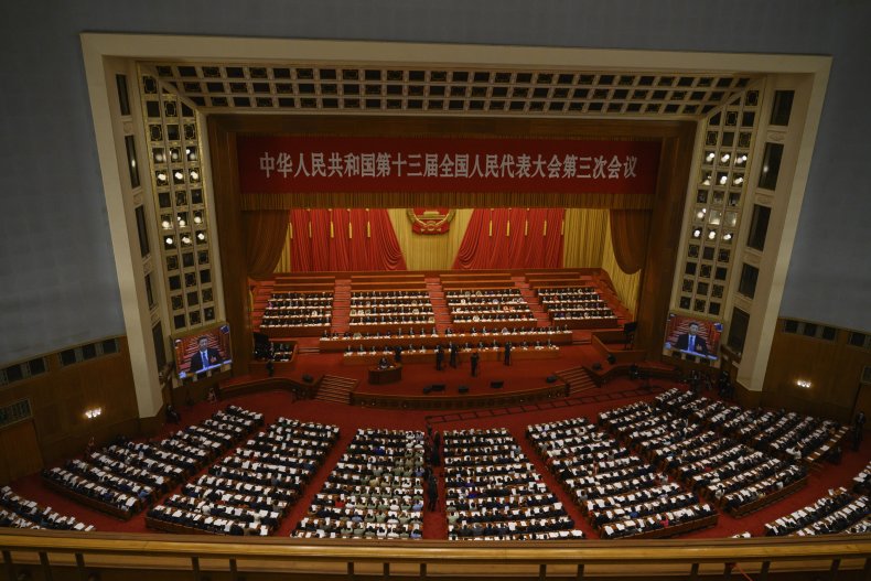 National People's Congress in Beijing in May