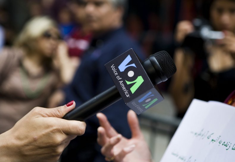 VOA microphone