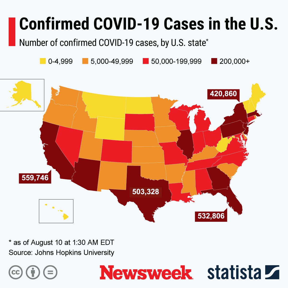 Spread of COVID-19 U.S.