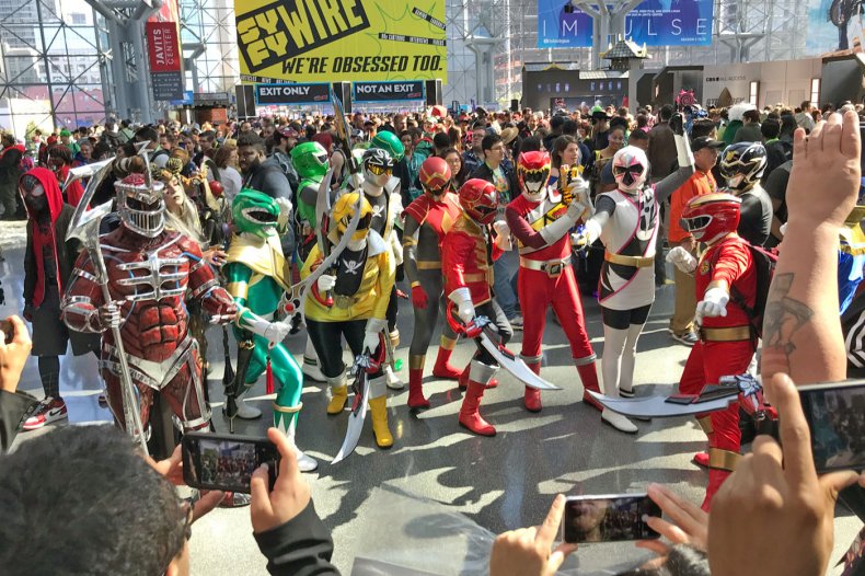 Power Rangers Unite at NYCC 2019