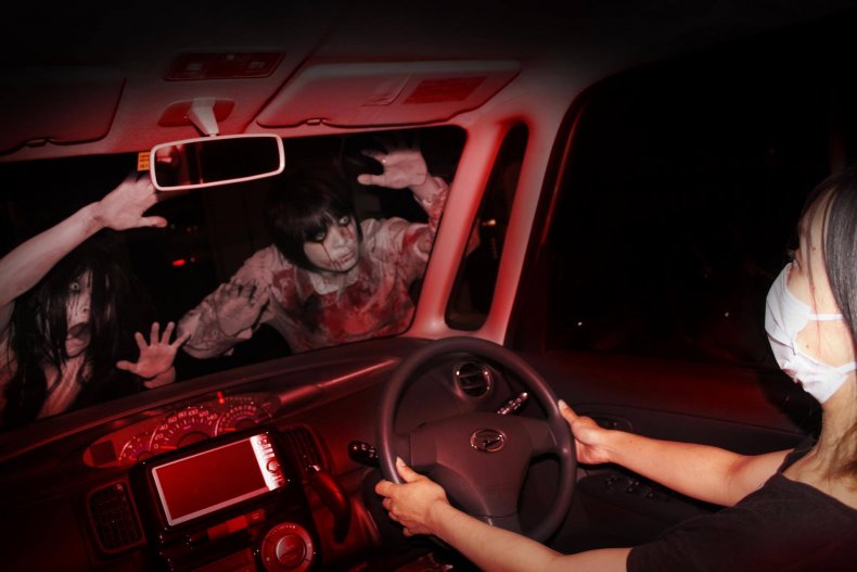 Japanese Haunted Drive-Through Makes Halloween Spooky Again Despite