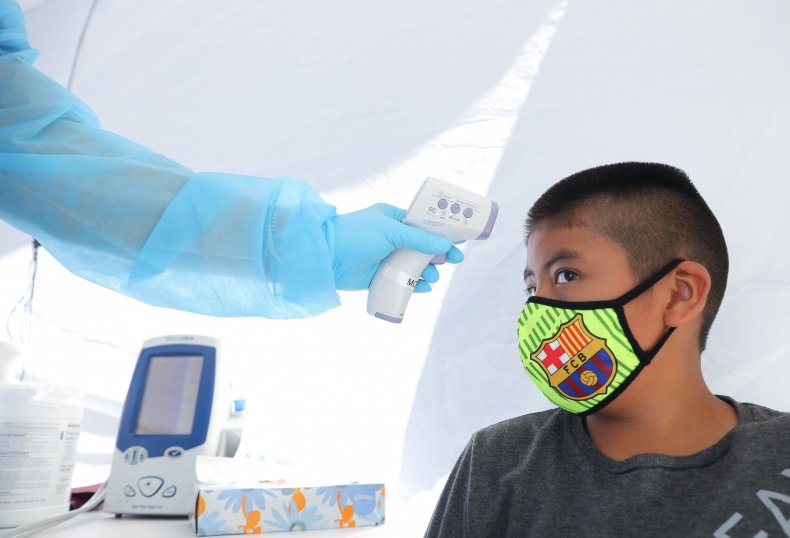 LA California child coronavirus testing July 2020