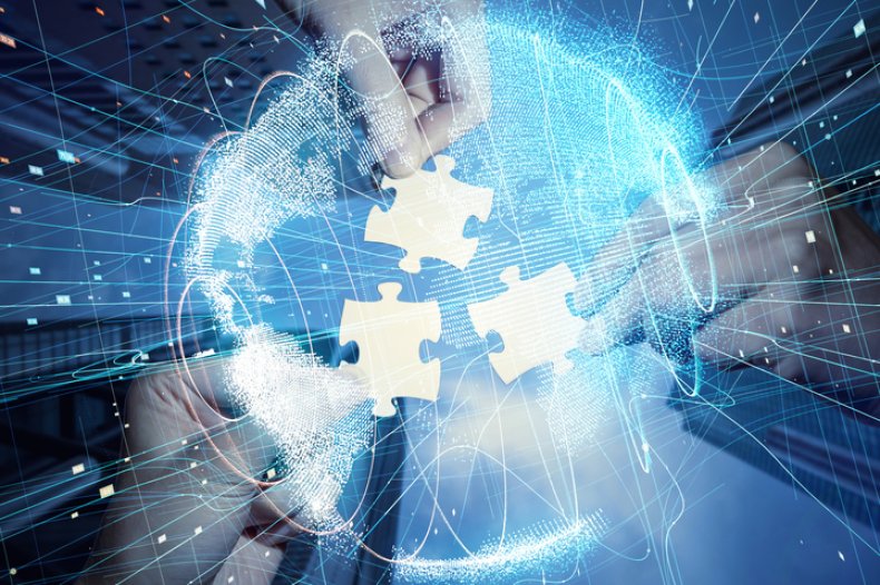 Stock photo: global network concept