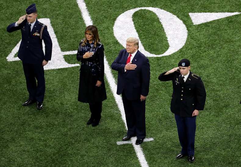President Trump College Football