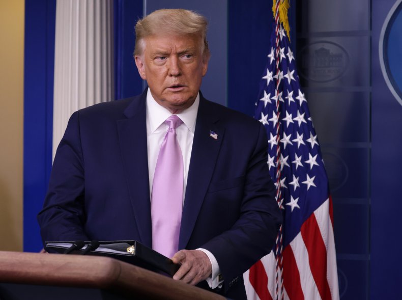 Donald Trump on August 11, 2020